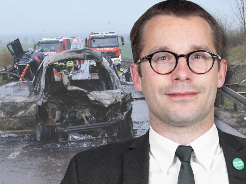 Der Horrorunfall in Thüringen: Ein Grünen-Politiker nutzt ihn als politische Steilvorlage.