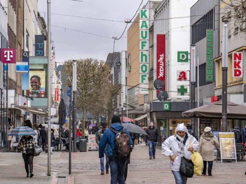 Gelsenkirchen Innenstadt Fußgängerzone