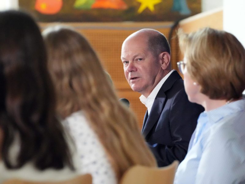 Bundeskanzler Olaf Scholz hat die Proteste der 