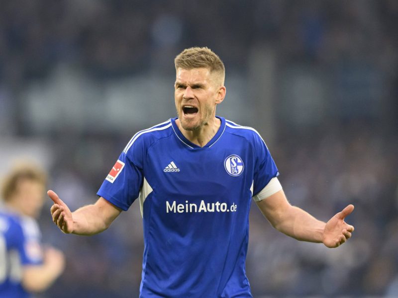 Simon Terodde vom FC Schalke 04 verlässt den Verein im Sommer.