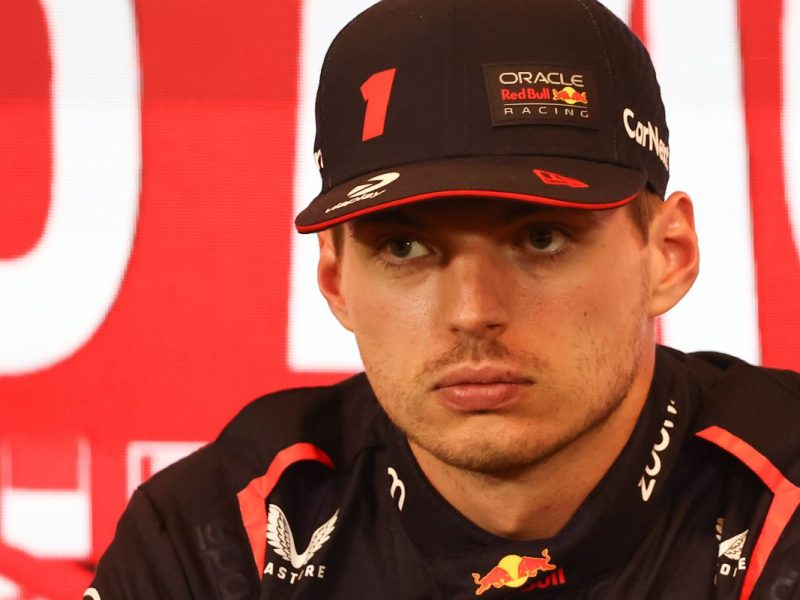 Formel 1: Max Verstappen guckt grimmig