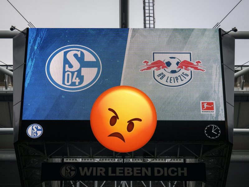 Die Fans sind vor Leipzig - Schalke 04 sauer.