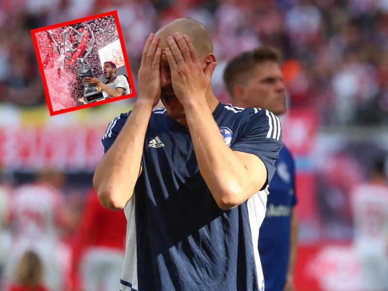 Beim FC Schalke 04 stieg Michael Frey ab - jetzt ist er Meister.