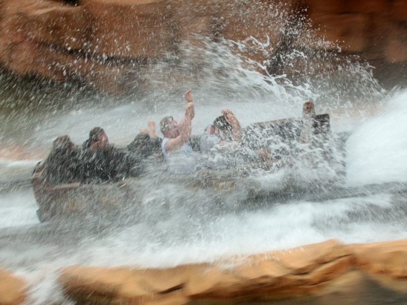 Wasserbahn im Phantasialand