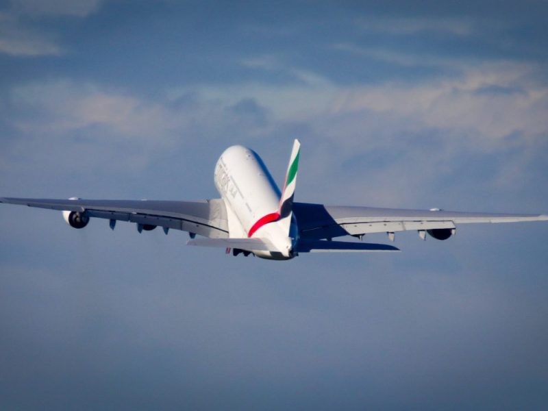 Flugzeug in der Luft