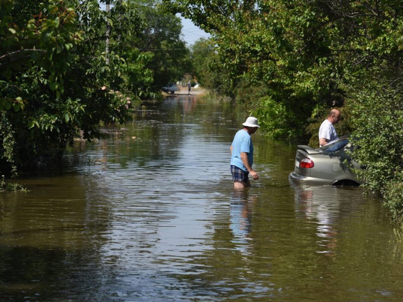 Die Sprengung des Staudamms in der Ukraine hat große Folgen für Mensch und Natur. Tausende Menschen müssen evakuiert werden und vor den Fluten fliehen.