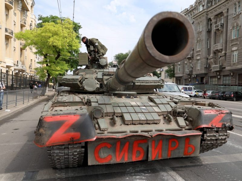 Söldner-Einheiten in Rostow.