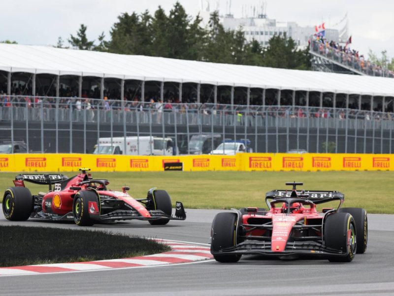 Ungläubige Gesichter bei der Formel 1 in Kanada.