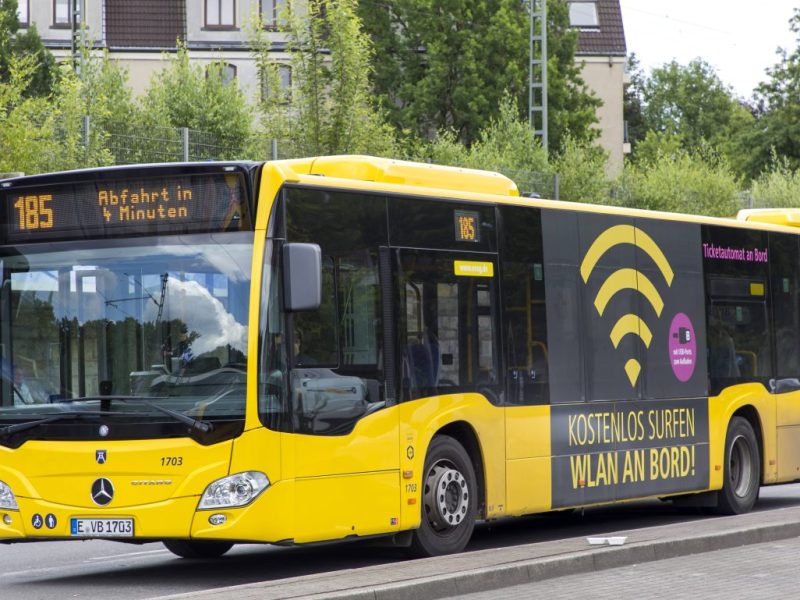 Bus der Ruhrbahn in Mülheim