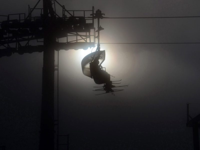 Ski-Lift in Kasberg in Österreich
