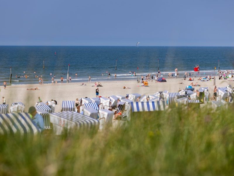 Stand von Norderney an der Nordsee