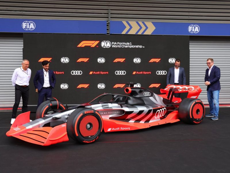 Audi steigt in die Formel 1 ein.