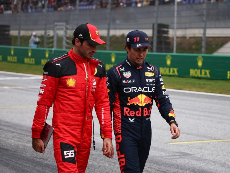 In der Formel 1 meckert ein Fahrer drauf los.