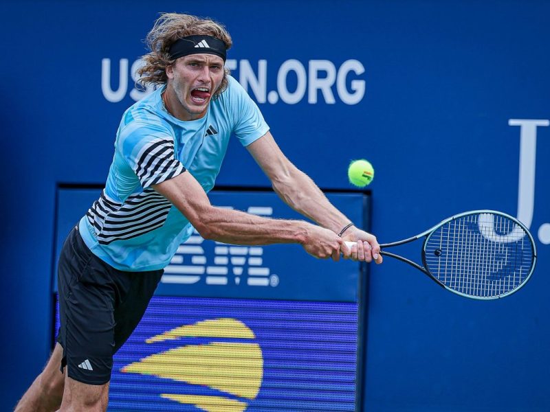 Alexander Zverev bei den US Open.