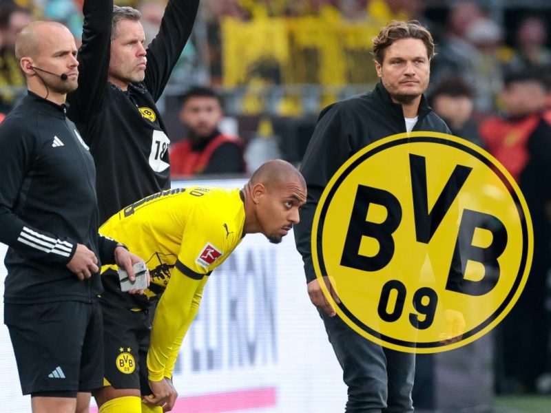 Borussia Dortmund jubelt gegen Wolfsburg.