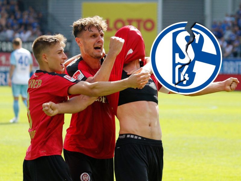 Später Schock bei Wehen Wiesbaden - FC Schalke 04.