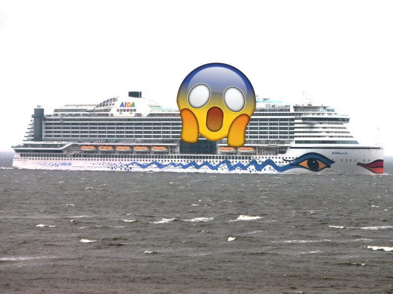 Aida Perla auf dem Meer