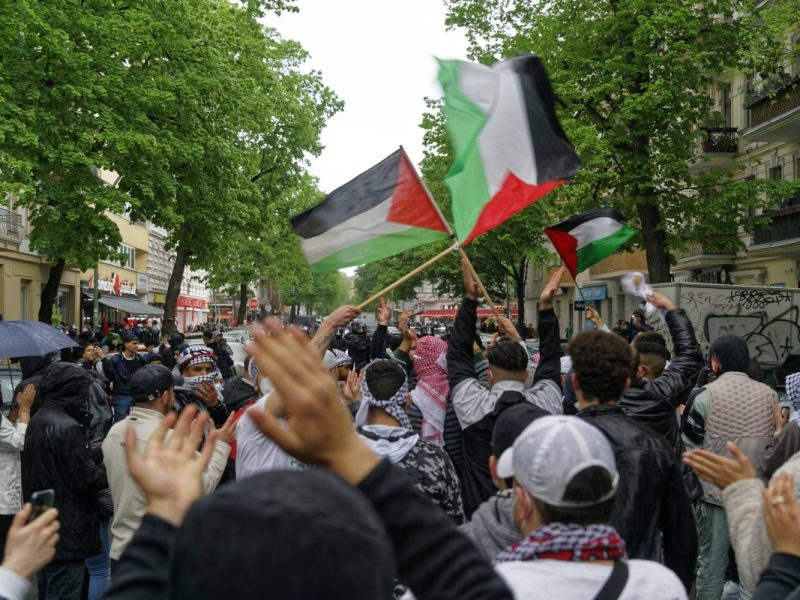 Anti-Israel-Demo der Hamas-Freunde in Berlin.