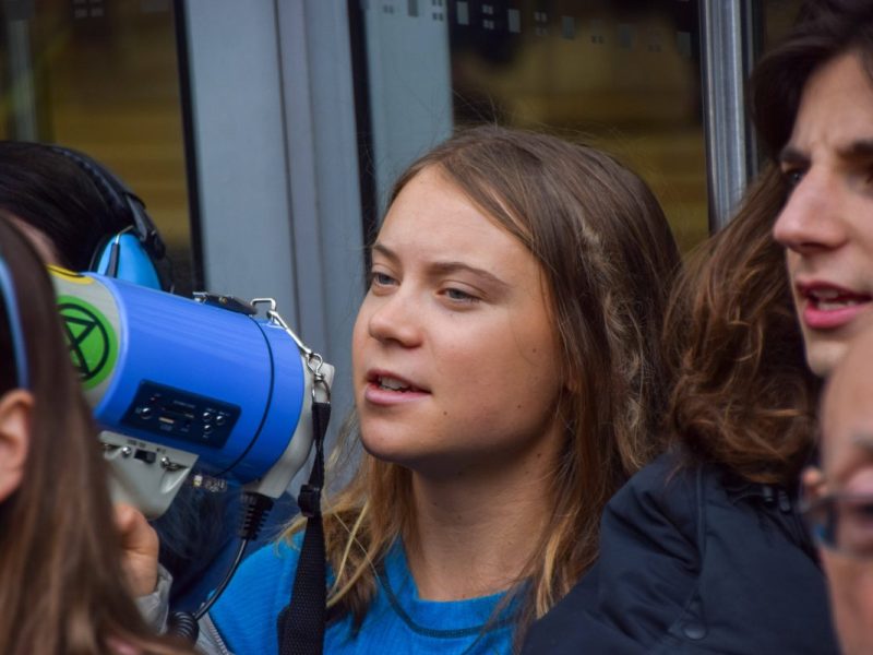 Klimaaktivistin Greta Thunberg wird Antisemitismus vorgeworfen.