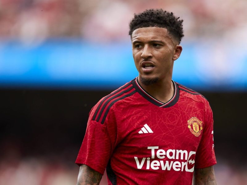 Bei Manchester United steht Jadon Sancho auf dem Abstellgleis.