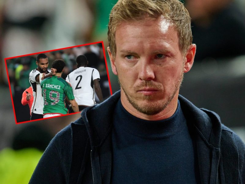 Auch bei Mexiko – Deutschland lief für Nagelsmann nicht alles rund.