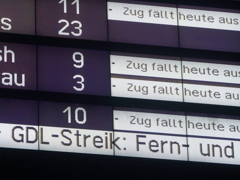 NRW Bahnstreik