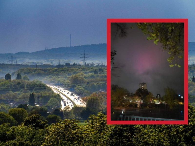 Gelsenkirchen: seltenes Himmel-Phänomen gesichtet.