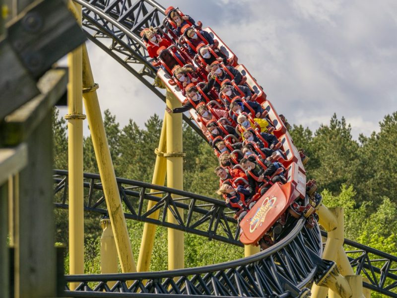 Die zehn schnellsten Achterbahnen in Deutschland im Ranking im Jahr 2025