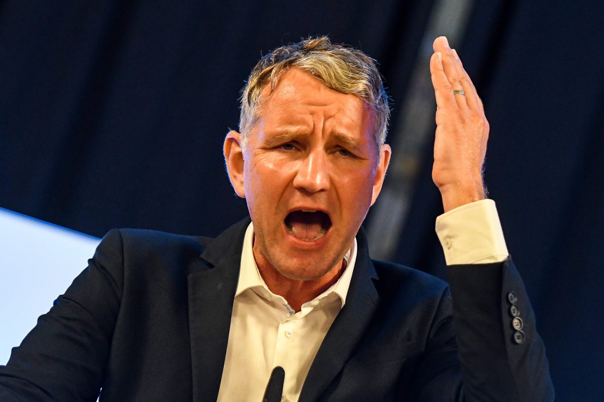 Höcke schwafelt indirekt über Bürgerkrieg in Deutschland.
