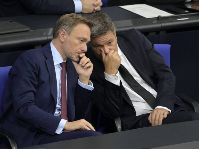 Beratungen in der Ampel.