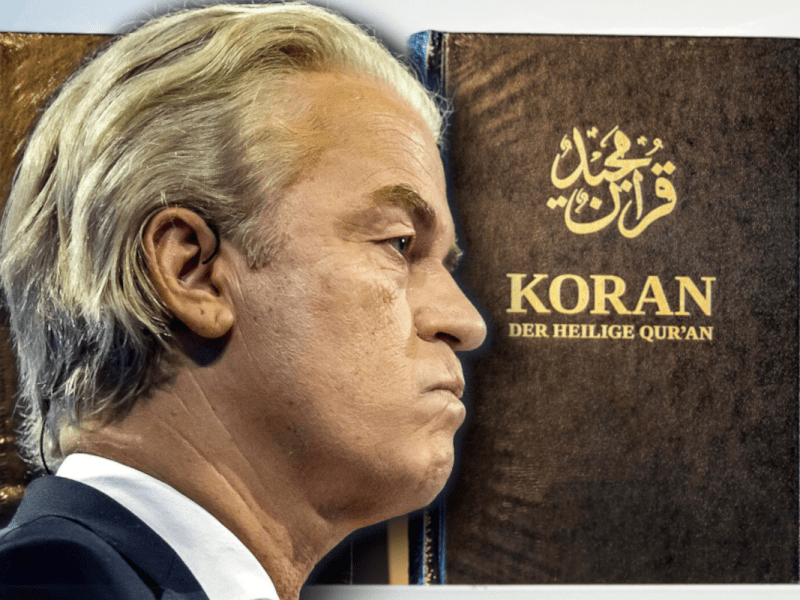 AfD-Partner Geert Wilders hetzt gegen den Islam.