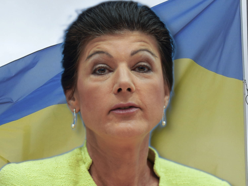 Wagenknecht will Ukraine nicht gegen Russland unterstützen.