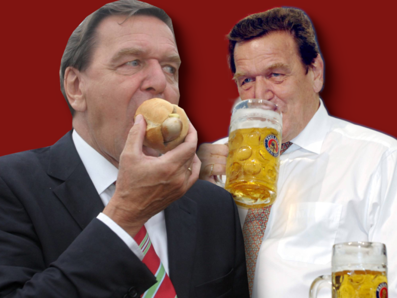 Gerhard Schröder: Früher Lebemann.