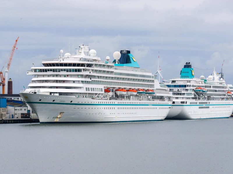 Die Passagiere hatten sich im Vorfeld dieser Kreuzfahrt wohl andere Nachrichten erhofft.