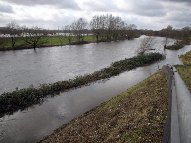 Oberhausen Ruhr Hochwasser