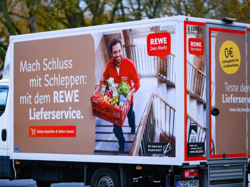 Rewe Lieferwagen