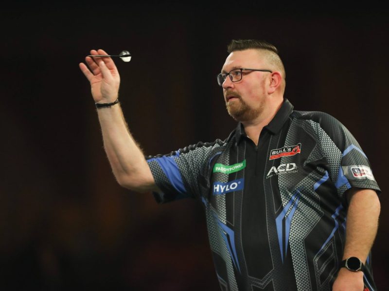 Bei der Darts WM 2024 war für Dargutin Horvat früh Schluss.