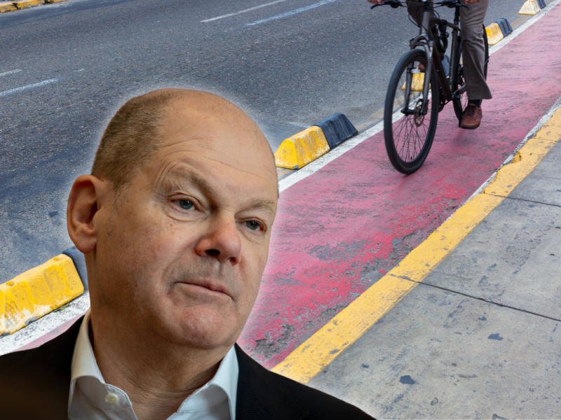 Im Internet kursiert das Gerücht, dass die Ampel Radwege in Peru finanziert.