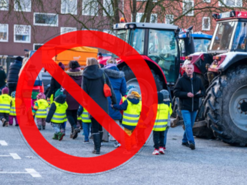 Kinder haben auf Demos wie dem Protest der Bauern nichts zu suchen.