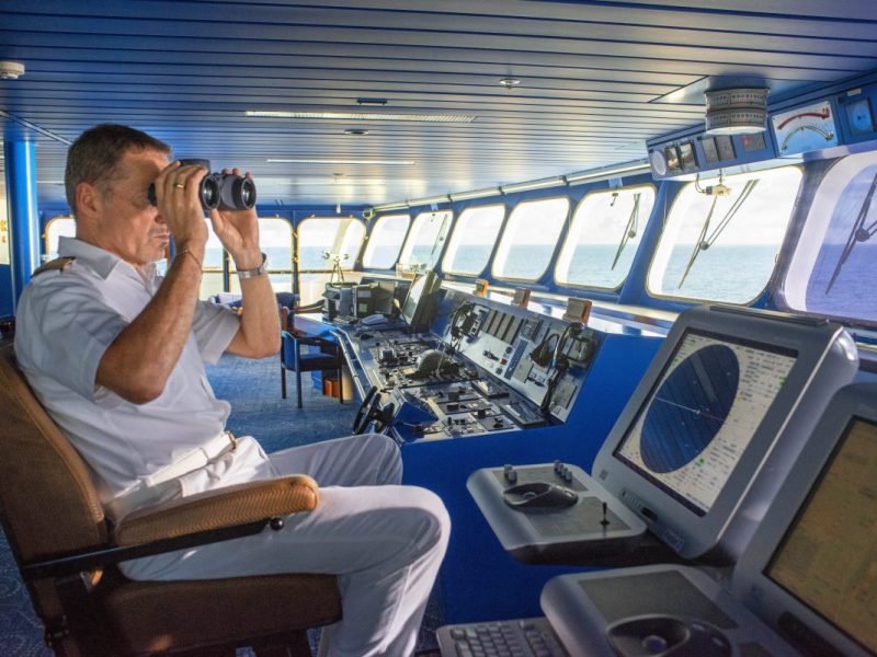 Auf einer Kreuzfahrt musste ein Kapitän schnell handeln.