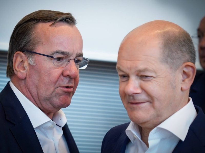 Boris Pistorius und Olaf Scholz