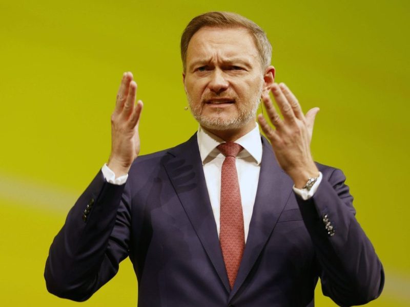 Ampel-Minister Christian Lindner.