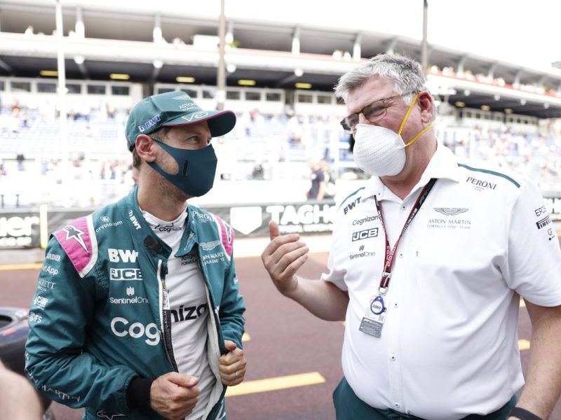 Formel 1: Sebastian Vettel arbeitete ein Jahr unter Otmar Szafnauer.