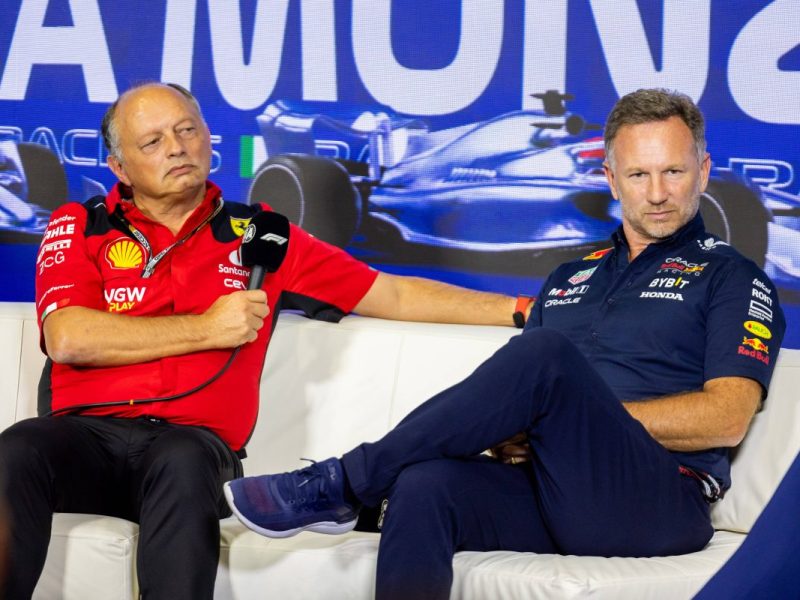 In der Formel 1 brodelt es zwischen Ferrari und Red Bull.