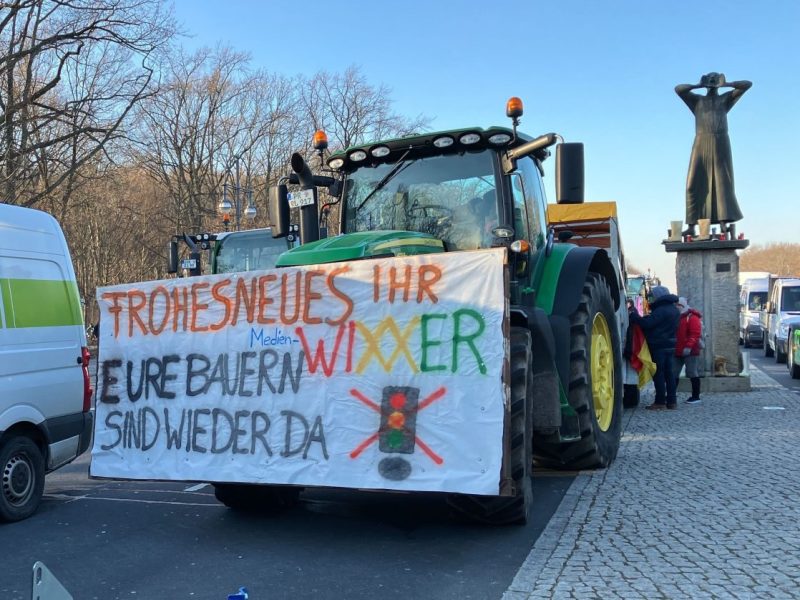 Bauern-Proteste in Berlin
