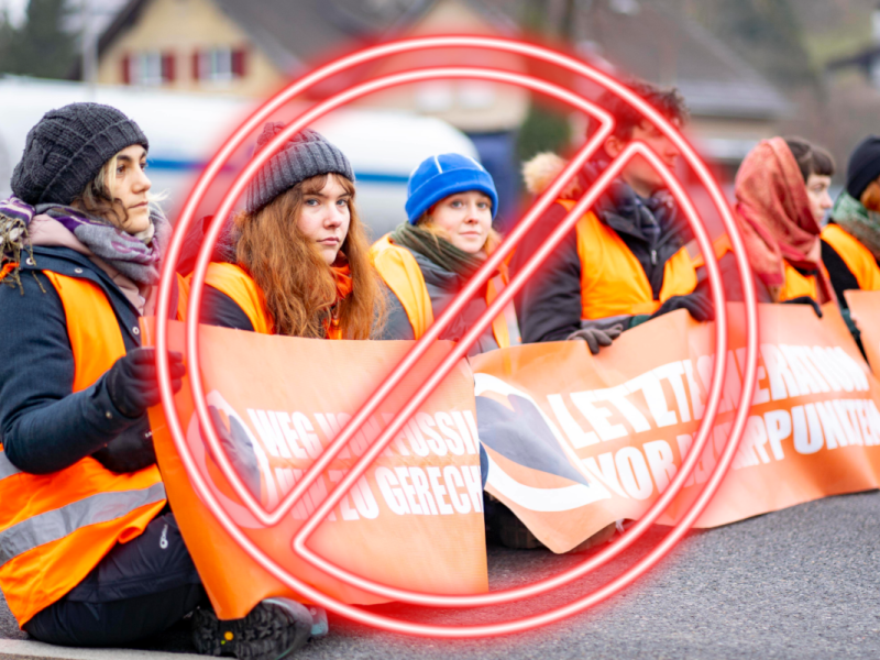 Letzte Generation will keine Straßen mehr blockieren.