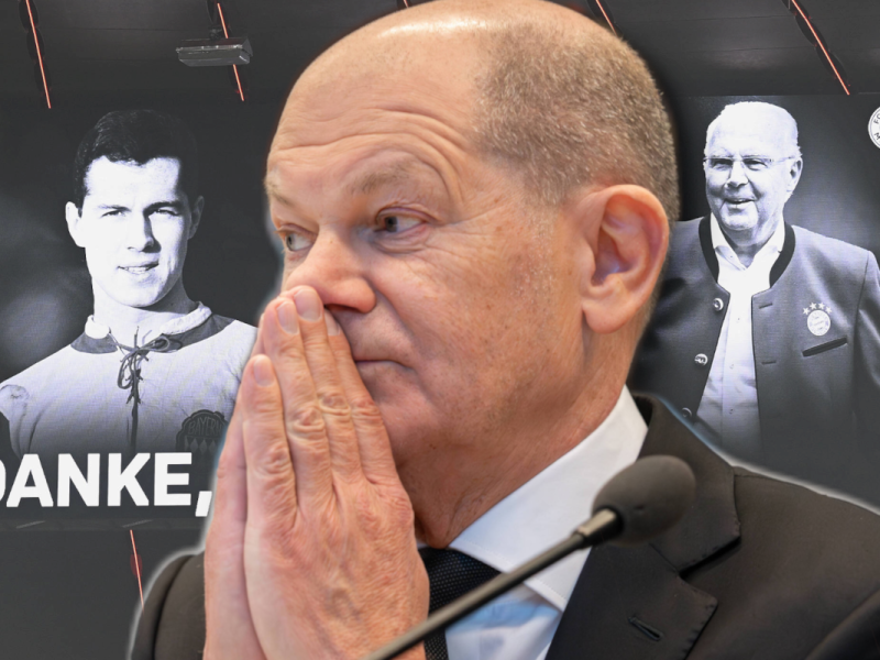 Kanzler Scholz kommt nach München zur Beckenbauer-Trauerfeier.