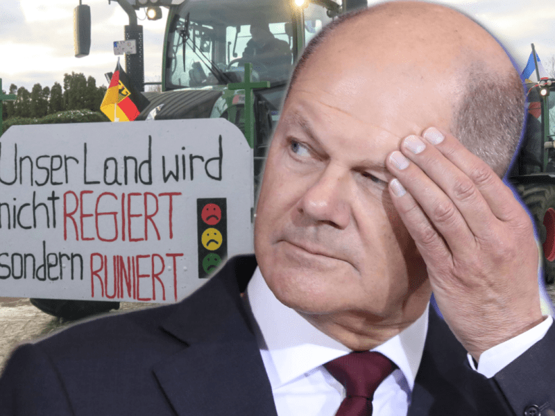 Bauern-Proteste eine Belastung für die SPD von Scholz.