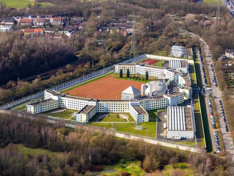 Die JVA Gelsenkirchen hat eine ganz besondere Architektur.