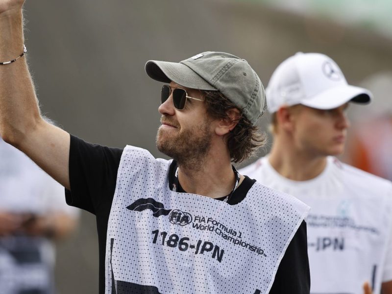 Sebastian Vettel verabschiedet sich.